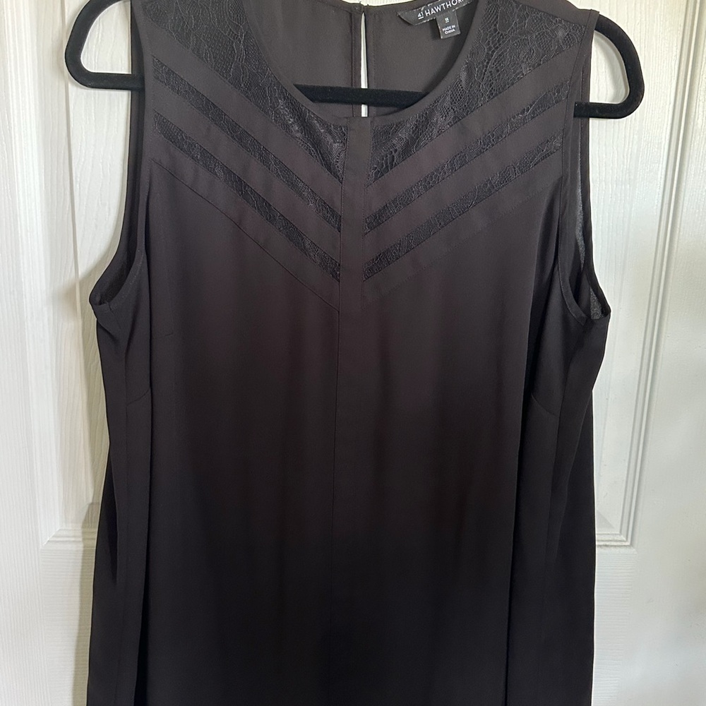 41 Hawthorn Black Sleeveless Blouse